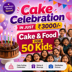 Cake & Food for 50 kids: Party celebration